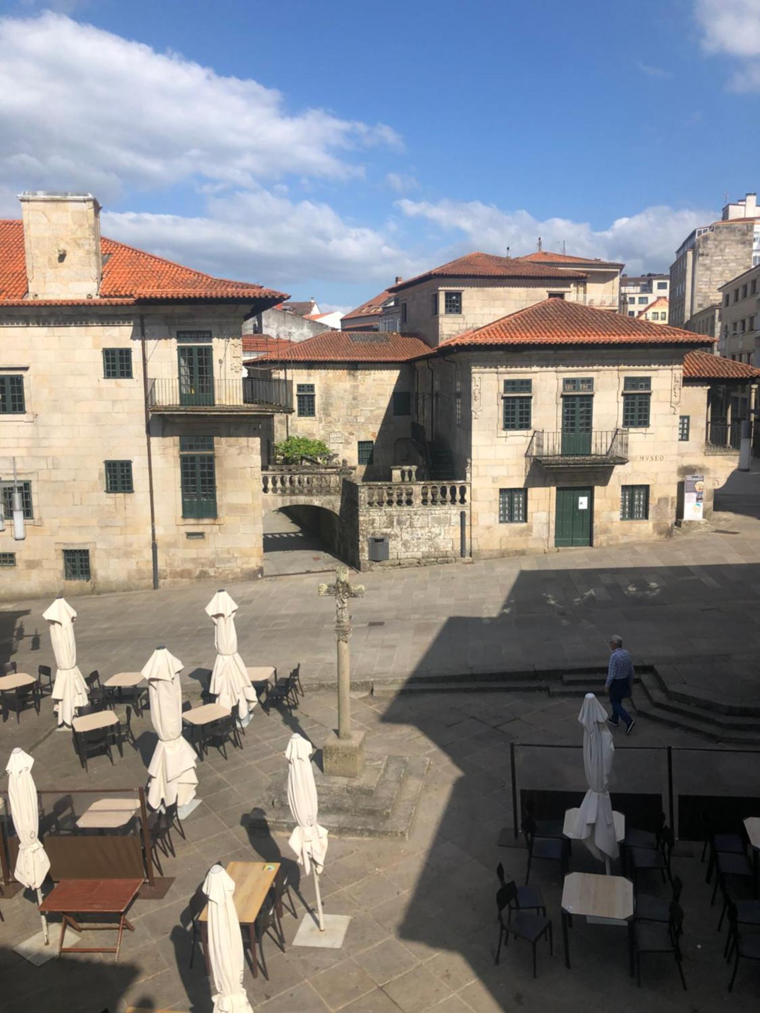 Casa Emblematica Rosarillo Plaza De La Lena Διαμέρισμα Ποντεβέντρα Εξωτερικό φωτογραφία